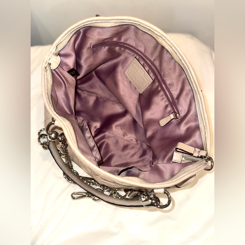 COACH MONOGRAM SHOULDER BAG - Picture 11 of 16
